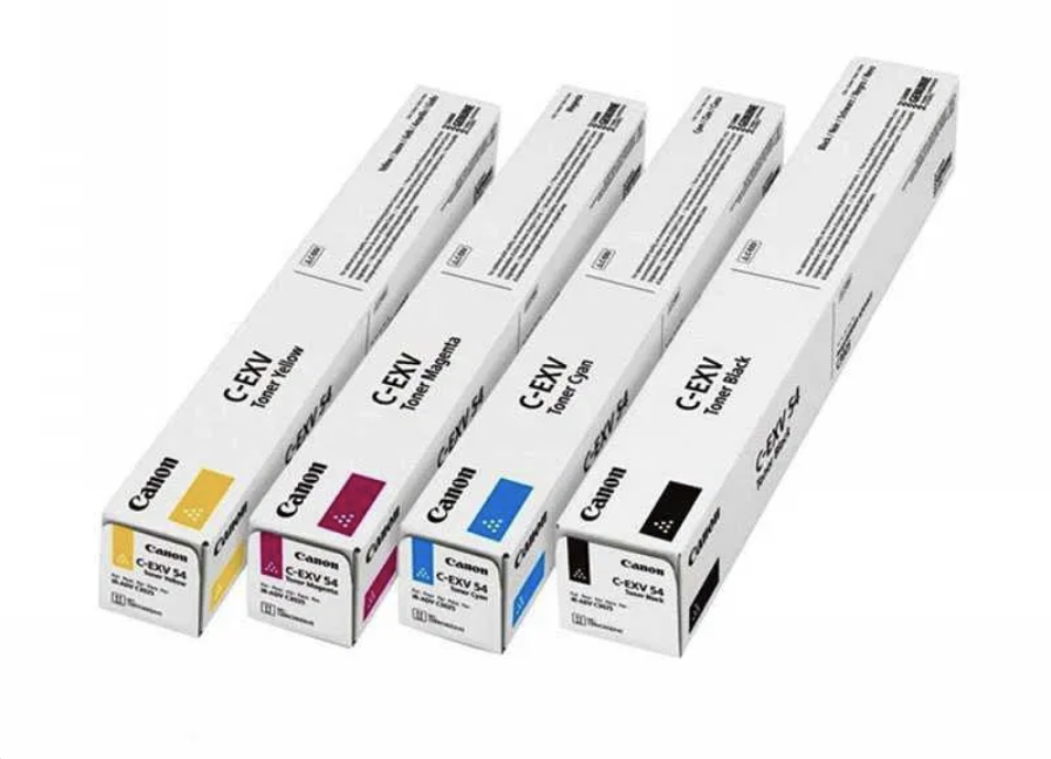 Canon C-EXV 65 Black, Cyan, Magenta, Yellow Toner Cartridges Set
